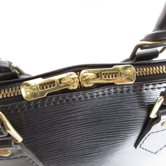 Auth LOUIS VUITTON Epi Alma Handbag black Epi Leather - Picture 7 of 12